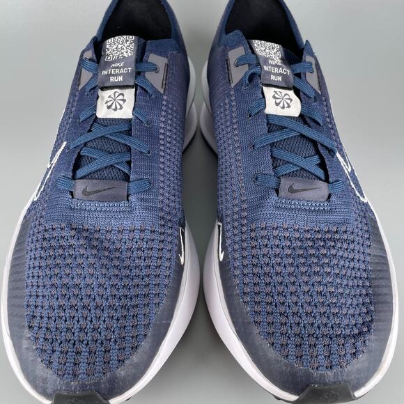 Nike Interact Run Men\'s 13 Navy Blue White Running Shoes Athletic Sneaker Casual main image 9